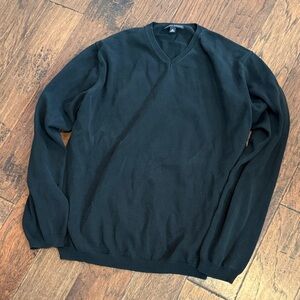 Banana Republic Men's Dark V-Neck Sweater